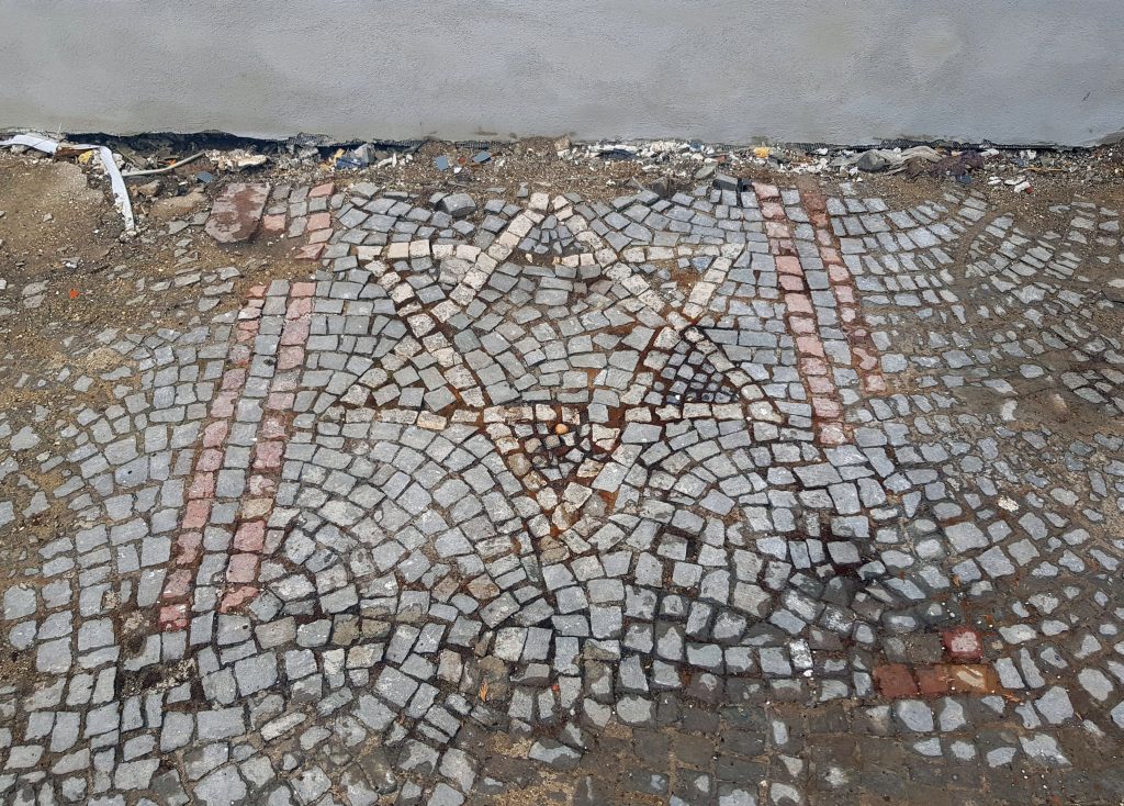 © Heimatverein der Erkelenzer Lande e. V. | Abb 6.11.7 Ein gepflasterter Davidstern Zeugnis juedischen Lebens in Erkelenz