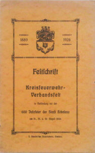 © (c) Stadtarchiv Erkelenz | 1926-08-Festschrift Kreisfeuerwehr Verbandsfest