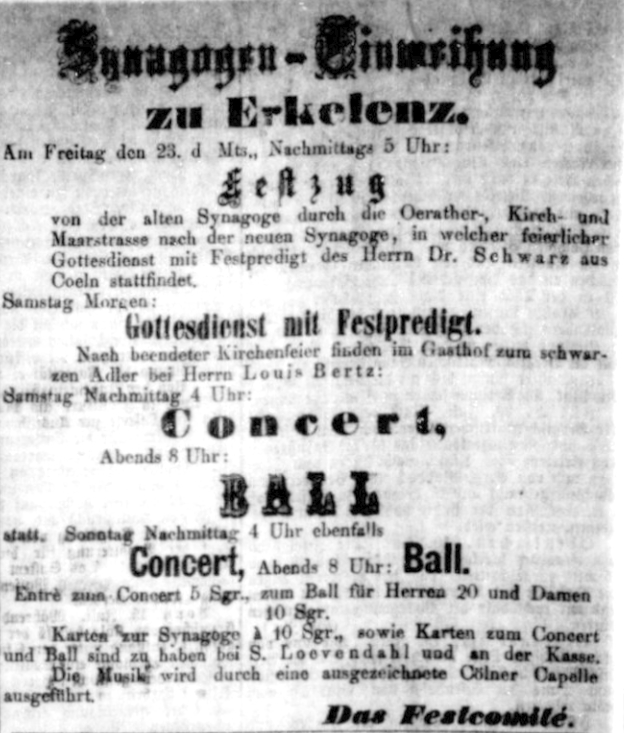 © zeitpunkt.nrw | Anzeige Erkelenzer Kreisblatt 17.07.1869