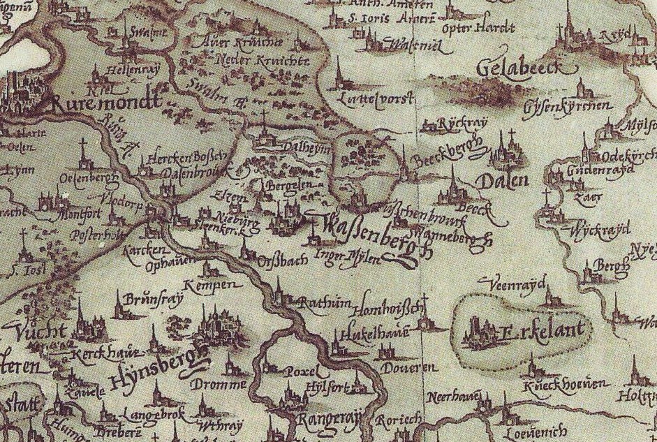 © Archiv Heimatverein | unbekannt | Erkelenz als geldrische Exklave im Jülicher Land