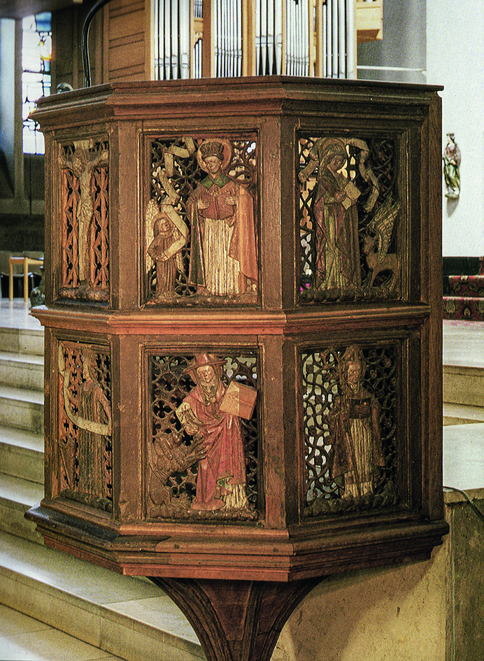 © Archiv Heimatverein | unbekannt | Kanzel ehem. Gasthauskirche