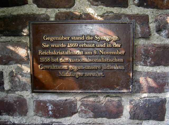 © Hubert Rütten | Erinnerungstafel Patersgasse