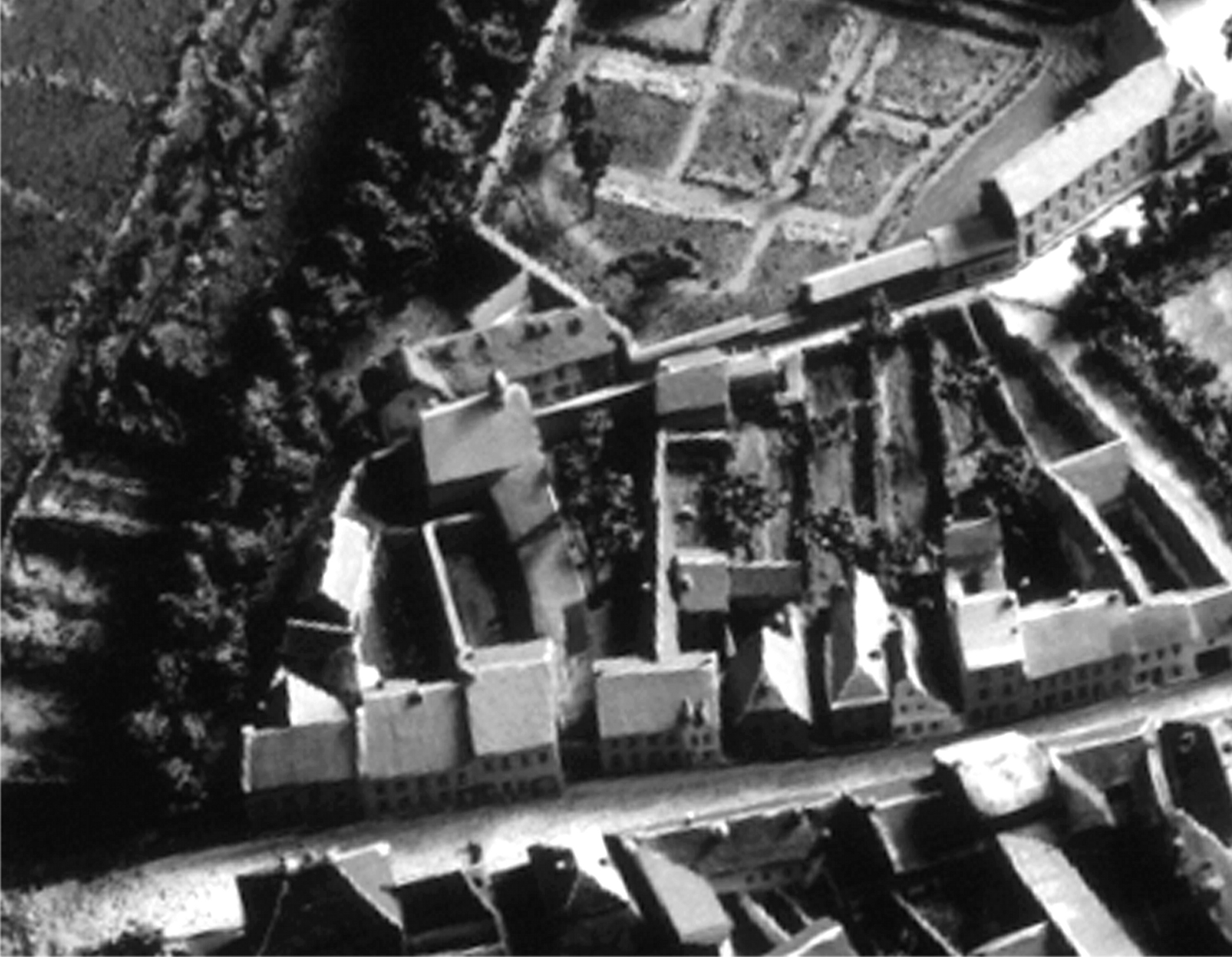 © Hubert Rütten | Synagoge Erkelenz Luftbild