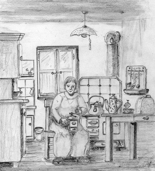 © Wilhelm Borgs | Oma mahlt Kaffee