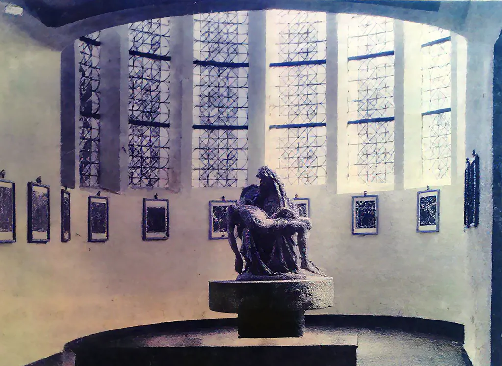 © Heimatverein der Erkelenzer Lande e. V. | Edwin Pinzek | Krypta Konche 1960
